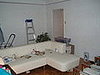 living room before paint